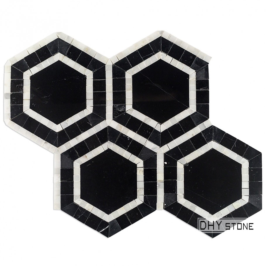 270-317mm-black-hexagon-stone-mosaics-tiles (10)