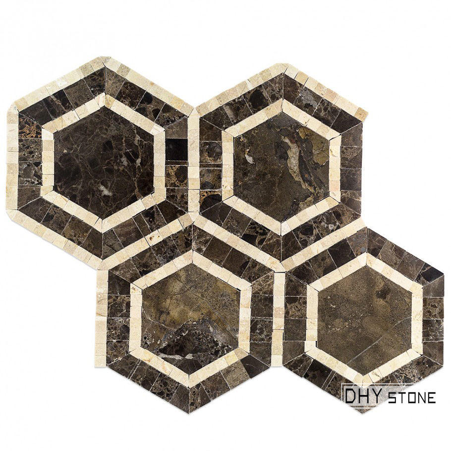 270-317mm-brown-hexagon-stone-mosaics-tiles (18)
