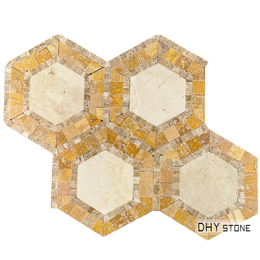 270-317mm-yellow-hexagon-stone-mosaics-tiles (14)