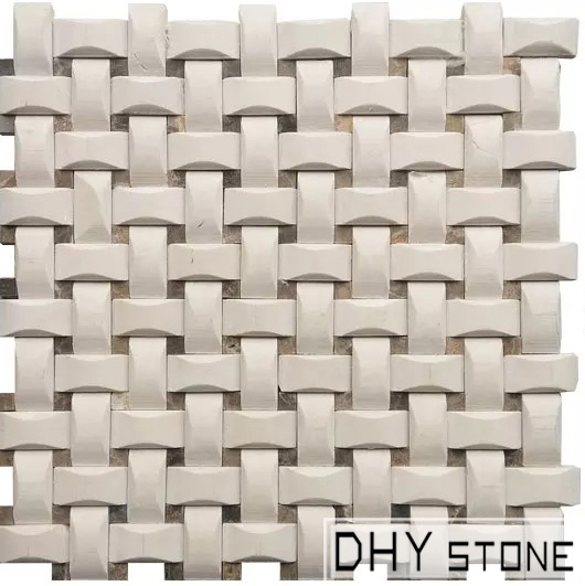 300-300mm-beige-3D-basket-weave-stone-mosaic-wall-tile (1)