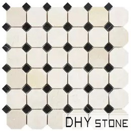 300-300mm-beige-and-white-octagon-marble-mosaic-tile-polished (2)
