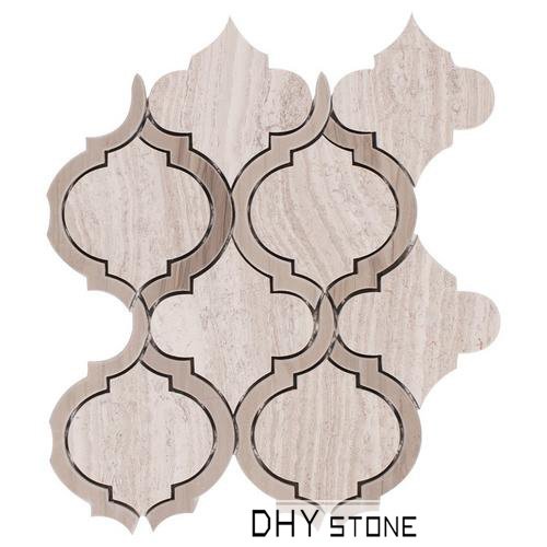 300-300mm-brown-lantern-pattern-marble-mosaic-tiles (1)