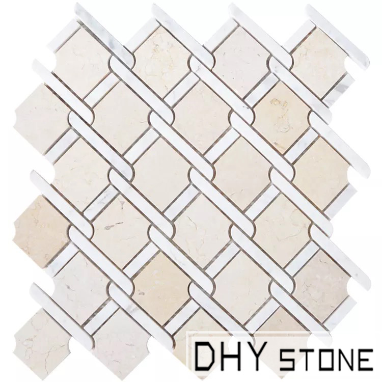 300-320mm-beige-Basket-weave-pattern-marble-mosaic-tile (8)