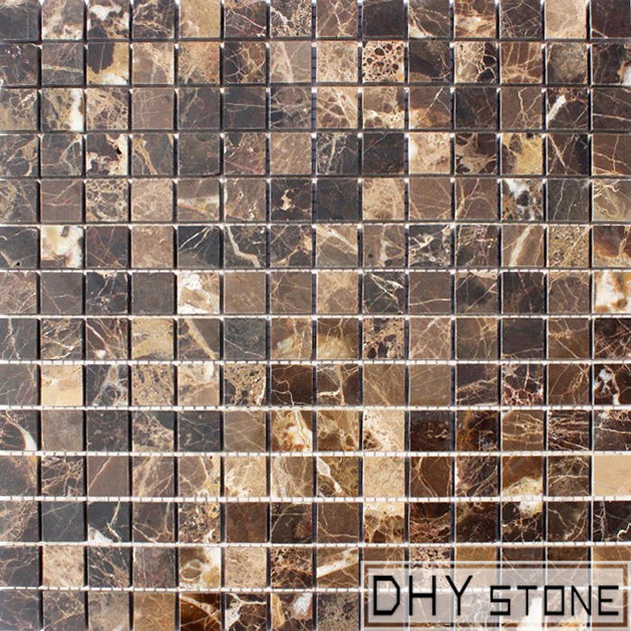 305-305mm-brown--Honed-finish-square-stone-mosaic-tile (2)
