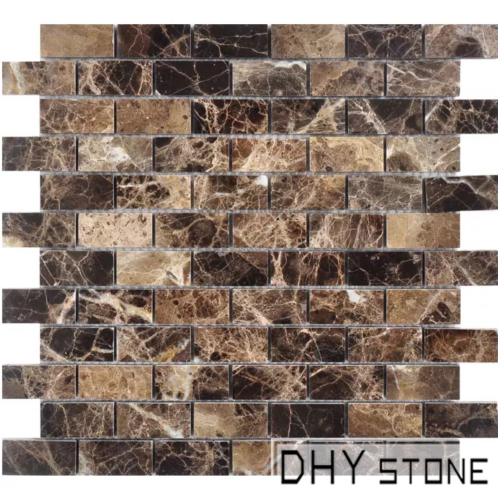 305-305mm-brown-emperador-dark-rectangle-stone-mosaic-tile (1)