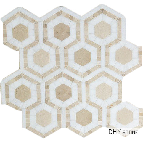 305-305mm-hexagon-beige-stone-mosaics-tiles (9)-