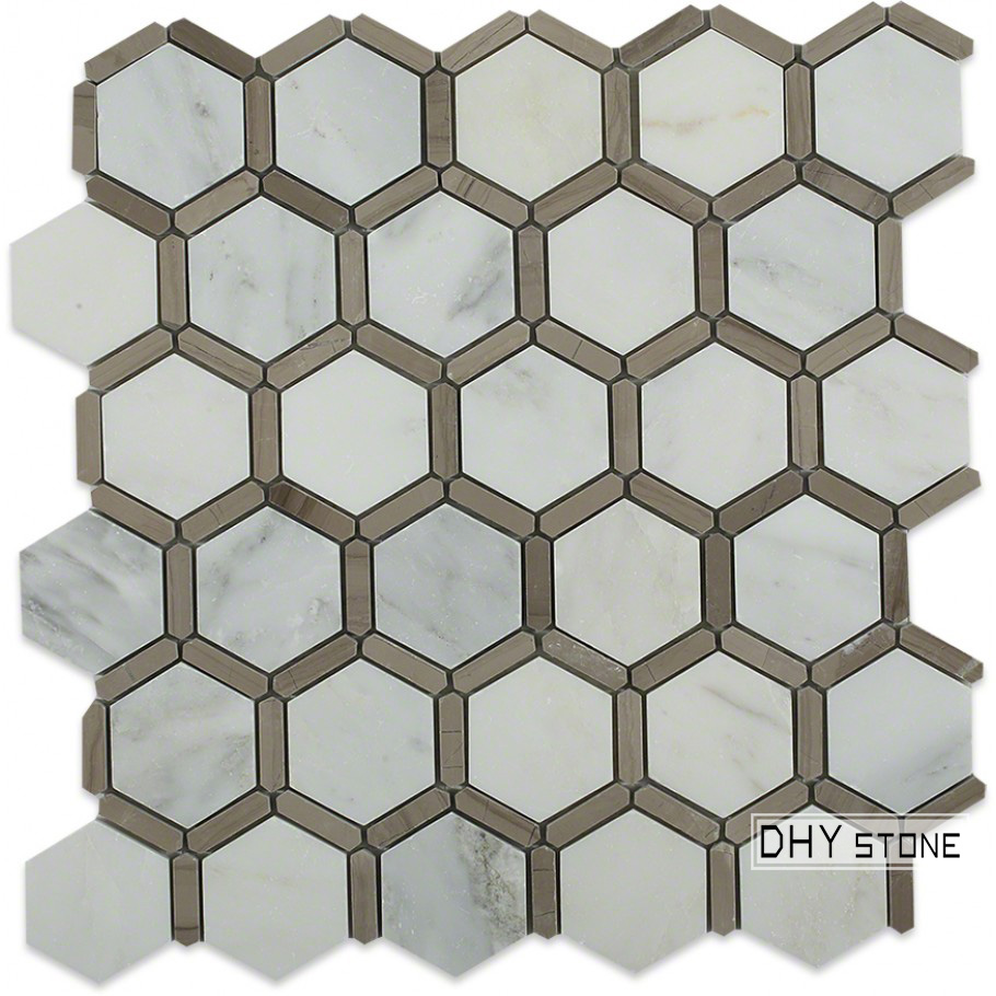 305-305mm-hexagon-frame-white-stone-mosaic-tiles (9)