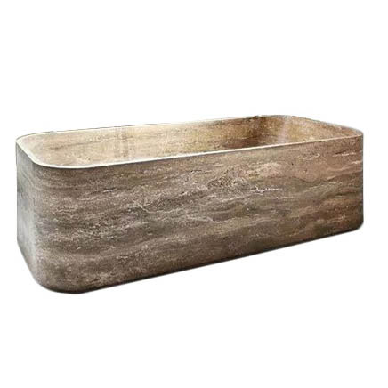 bath-tub-rectangle-brown-marble-dhy-stone