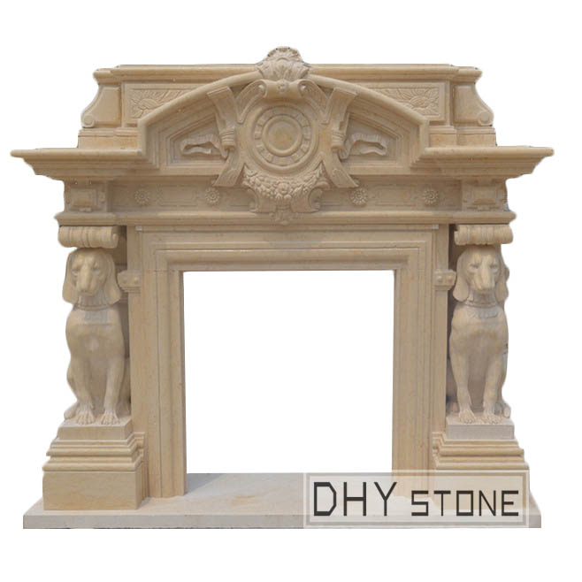 fireplace-mantelpiece-royal-brown-marble-dhy-stone