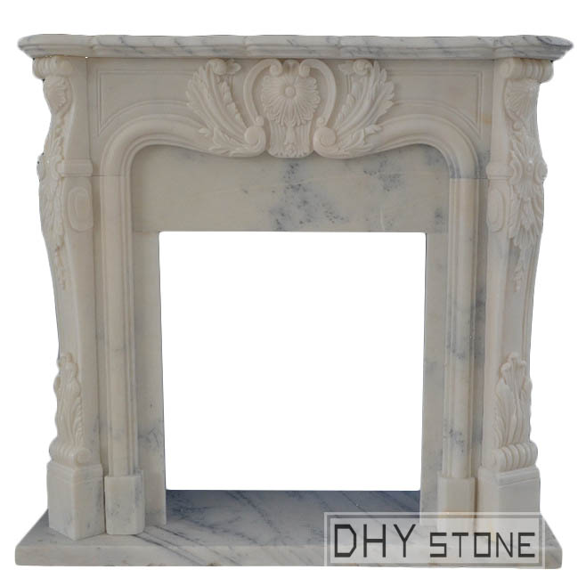 fireplace-white-marble-dhy-stone-living-room