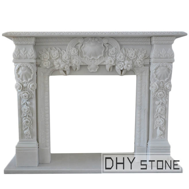fireplace-white-marble-farmhouse-dhy-stone