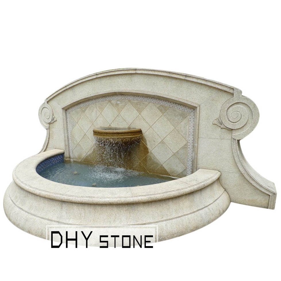 fountain-exterior-beige-granite-dhy-stone