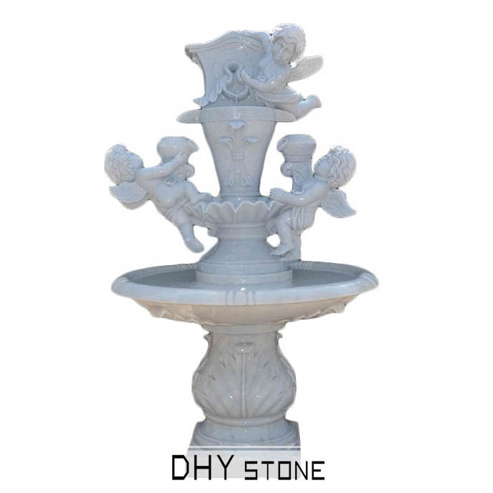 fountain-garden-statue-angel-dhy-stone