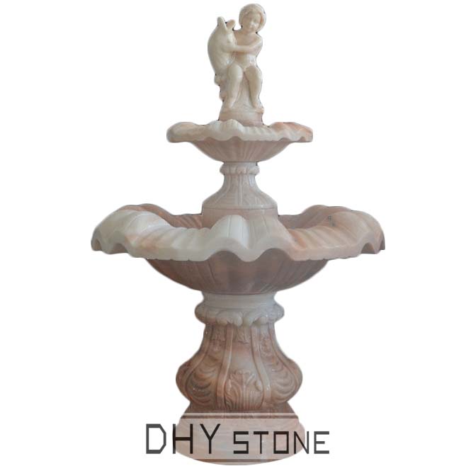 fountain-statue-garden-granite-angel-dhy-stone