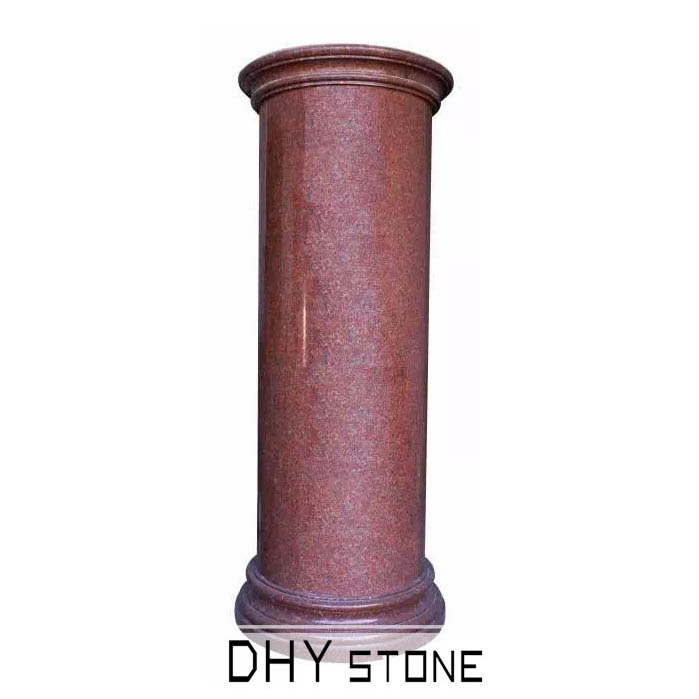 pillar-red-marble