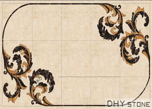 rectangle-floor-Medallions-backsplash-marble-stone-decor- (21)