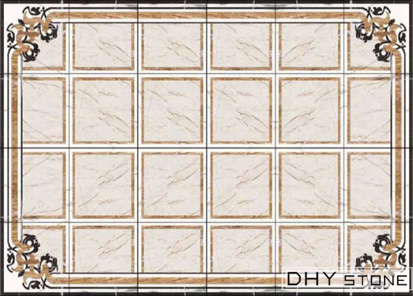 rectangle-floor-Medallions-backsplash-marble-stone-decor- (26)