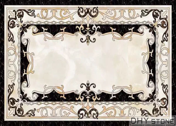 rectangle-floor-Medallions-backsplash-marble-stone-decor- (28)