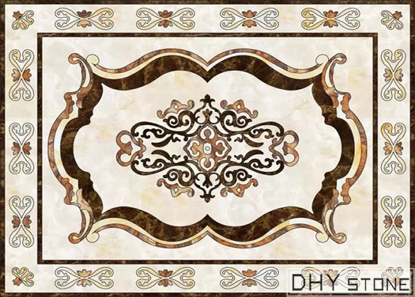 rectangle-floor-Medallions-backsplash-marble-stone-decor- (29)