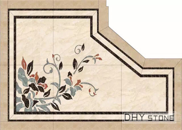 rectangle-floor-Medallions-backsplash-marble-stone-decor- (33)