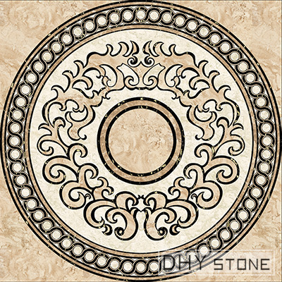 round-floor-Medallions-backsplash-marble-stone-decor (15)