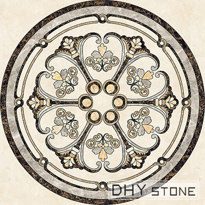 round-floor-Medallions-backsplash-marble-stone-decor (16)-