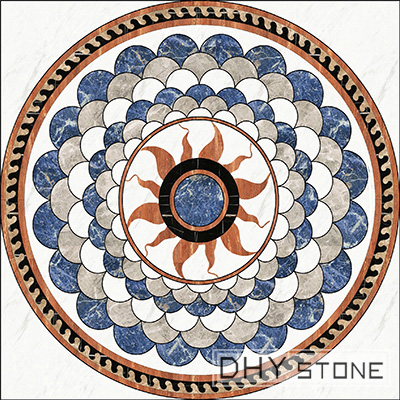 round-floor-Medallions-backsplash-marble-stone-decor (17)
