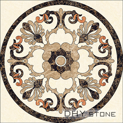 round-floor-Medallions-backsplash-marble-stone-decor (18)