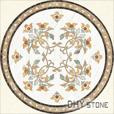 round-floor-Medallions-backsplash-marble-stone-decor (23)