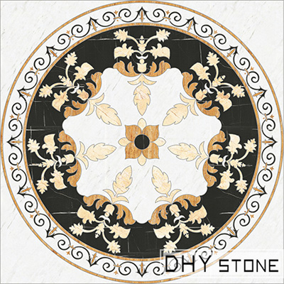 round-floor-Medallions-backsplash-marble-stone-decor (24)