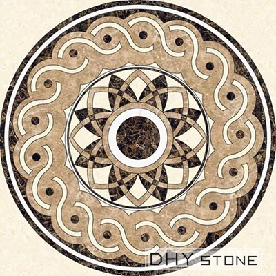 round-floor-Medallions-backsplash-marble-stone-decor (26)