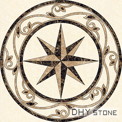 round-floor-Medallions-backsplash-marble-stone-decor (31)