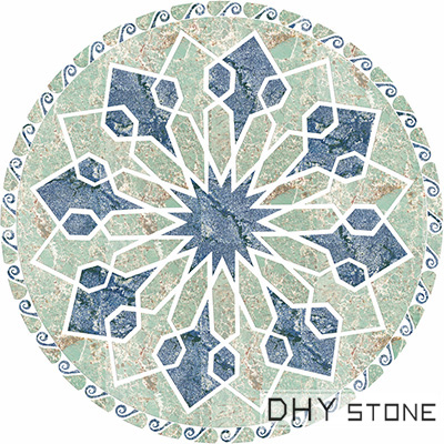 round-floor-Medallions-backsplash-marble-stone-decor (34)