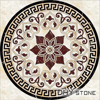 round-floor-Medallions-backsplash-marble-stone-decor (35)
