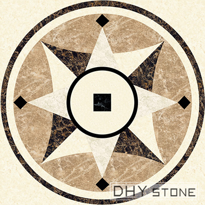 round-floor-Medallions-backsplash-marble-stone-decor (5)