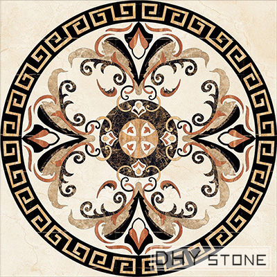 round-floor-Medallions-backsplash-marble-stone-decor (6)-
