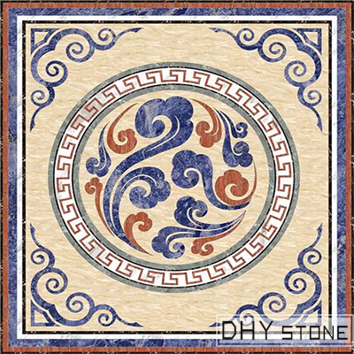 square-floor-Medallions-backsplash-marble-stone-decor (13)