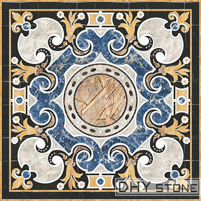 square-floor-Medallions-backsplash-marble-stone-decor (6)