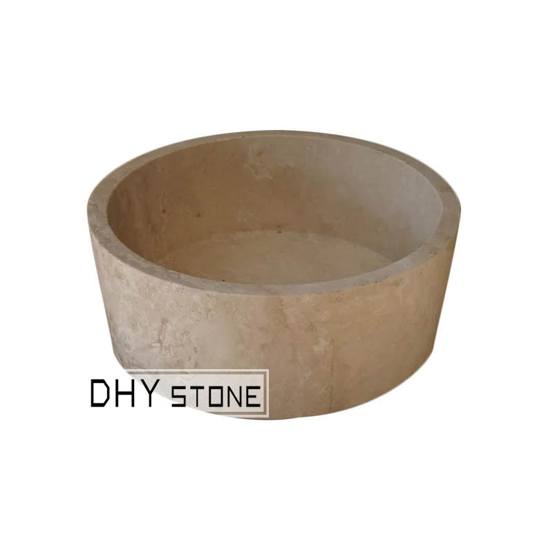 vessel-sink-basin-beige-granite-round-dhy-stone