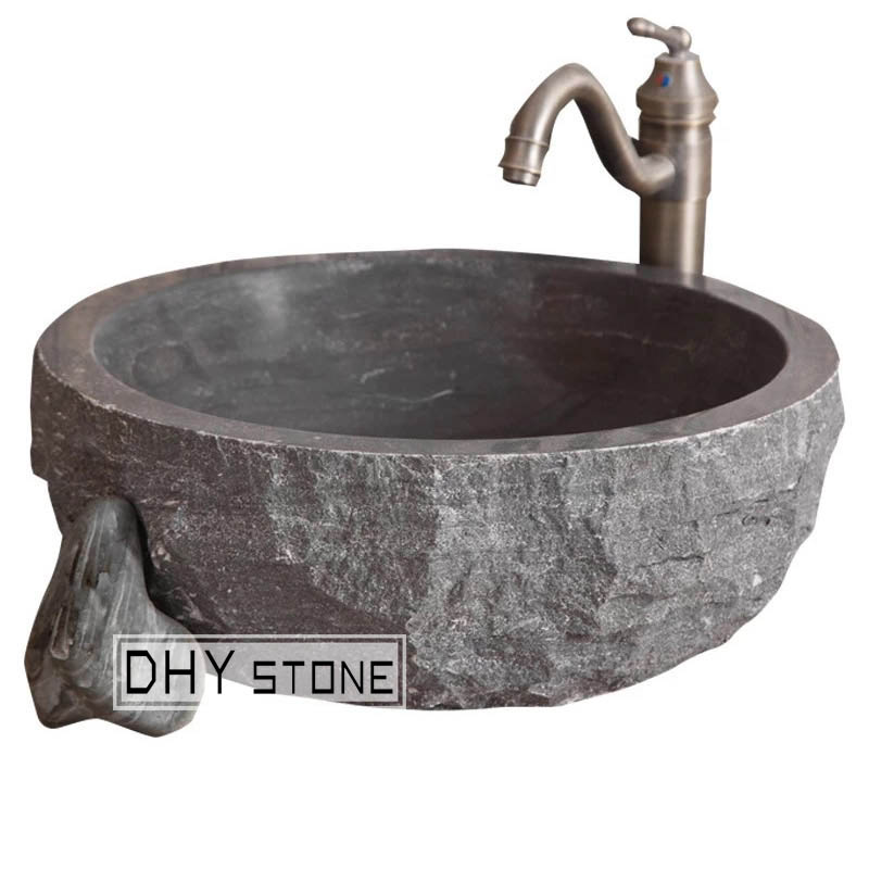 vessel-sink-basin-black-marble-chiseled-round-dhy-stone