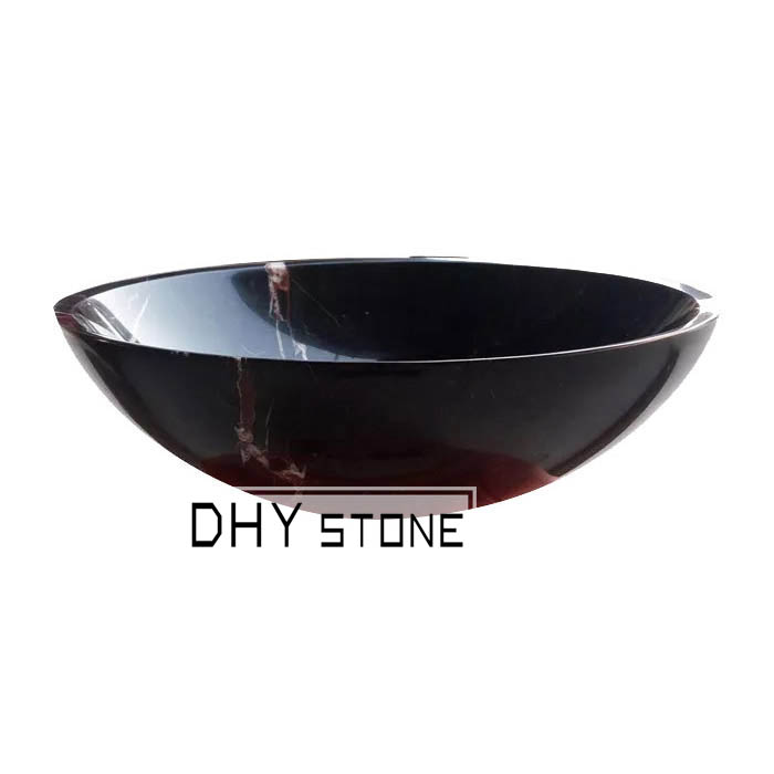 vessel-sink-basin-black--marble-round-dhy-stone--