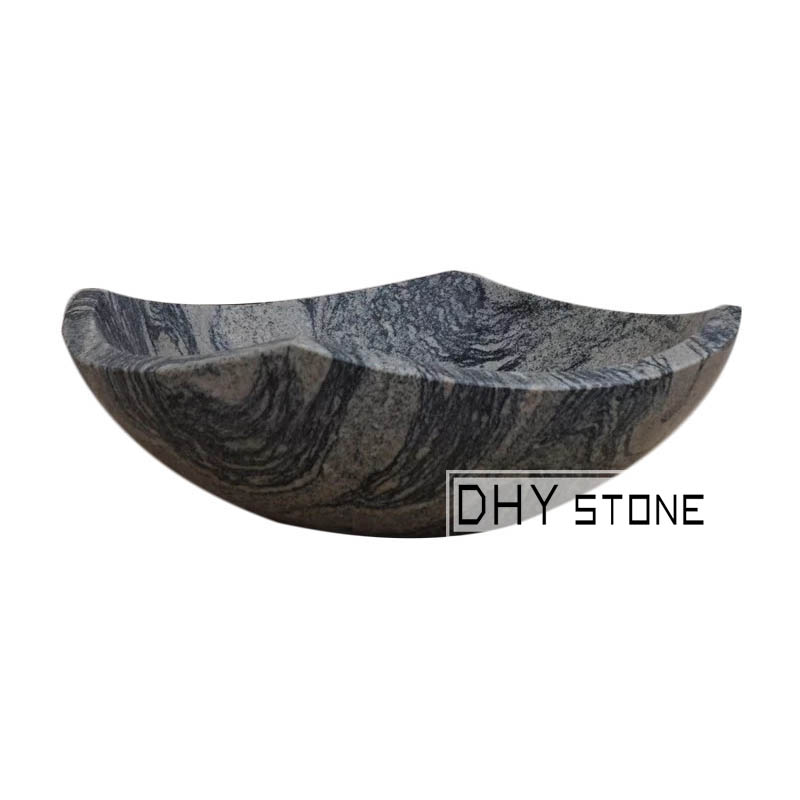 vessel-sink-basin-grey--marble-round-dhy-stone