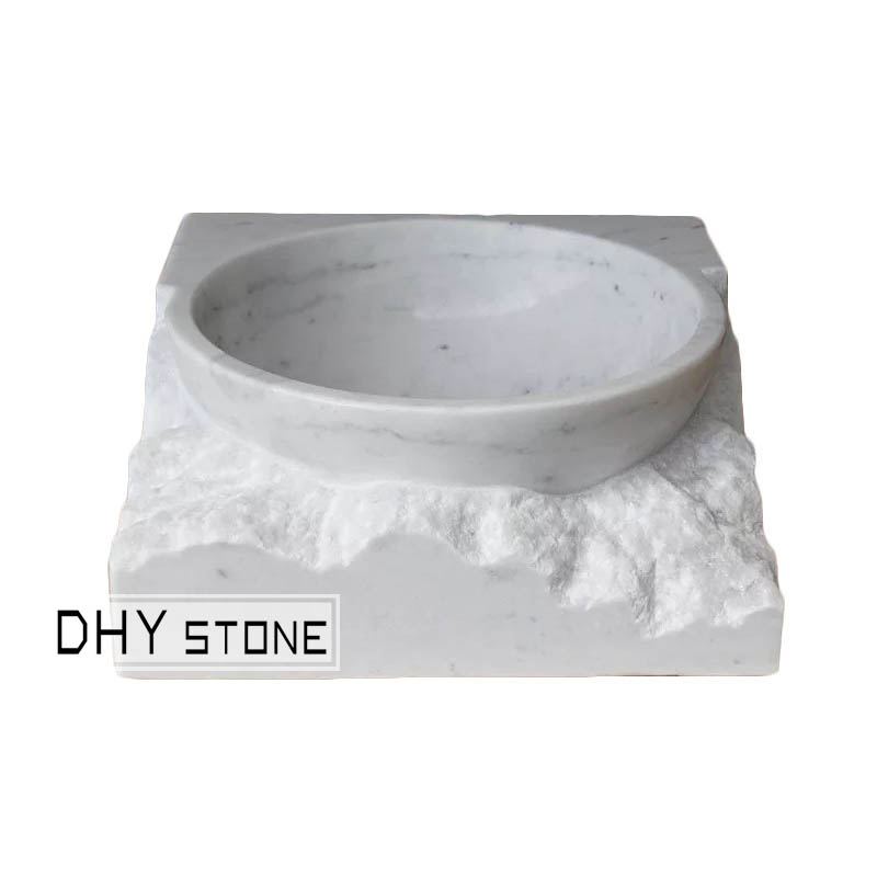 vessel-sink-basin-white --marble-chiseled-square-dhy-stone-2