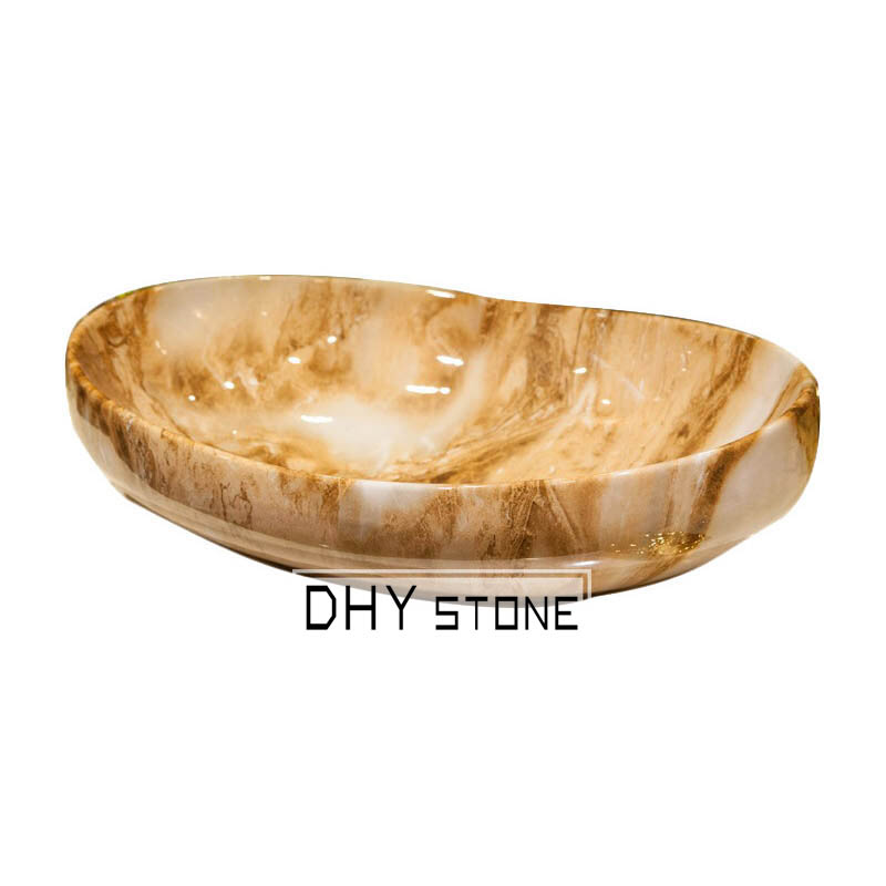 vessel-sink-basin-yellow-marble-boat-shape-dhy-stone