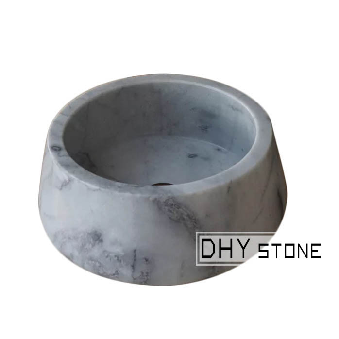 vessel-sink-bathroom-white-marble-round-dhy-stone
