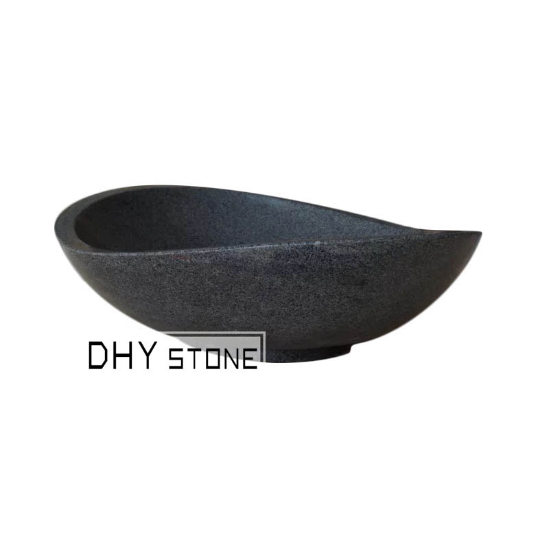 vessel-sink-black-granite-boat-shape-dhy-stone
